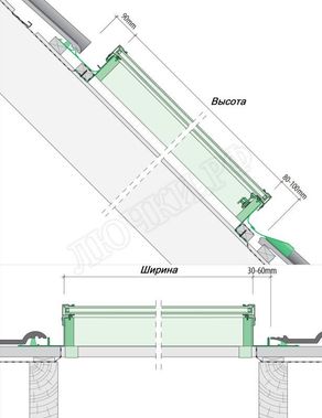 Кровельный люк Окно-люк FAKRO WGI 460*750 Кровельный люк Окно-люк FAKRO WGI 460*750