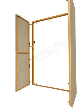 Люк под плитку нажимной Апельсин 2 створки 750*900 Люк под плитку нажимной Апельсин 2 створки 750*900