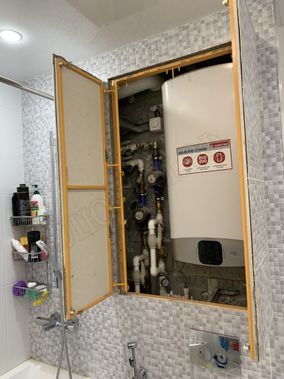 Люк под плитку нажимной Апельсин 2 створки 750*900 Люк под плитку нажимной Апельсин 2 створки 750*900