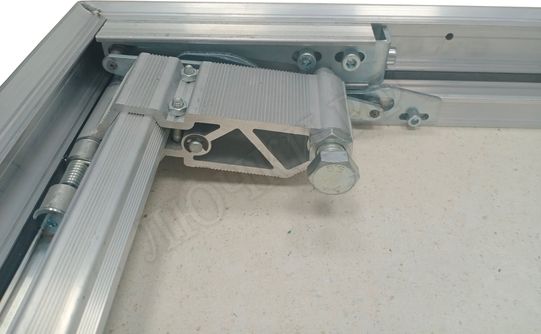 Люк под плитку Нажимной Мега Алюм 2.0, 1 створка Люк под плитку Нажимной Мега Алюм 2.0, 1 створка