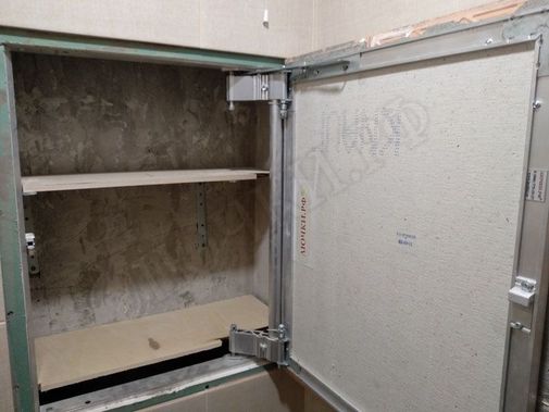 Люк под плитку Нажимной Секрет-Лайт 500*400 Люк под плитку Нажимной Секрет-Лайт 500*400