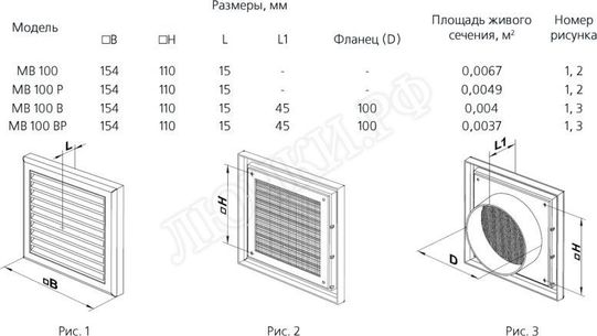 Решетка пластиковая МВ 100 с Решетка пластиковая МВ 100 с