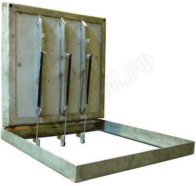 Напольный люк Брус Ли AISI 304, Съемная дверца 1000*500 Напольный люк Брус Ли AISI 304, Съемная дверца 1000*500