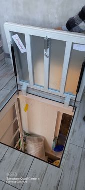 Напольный люк Невидимка-бюджет 800*800 Напольный люк Невидимка-бюджет 800*800