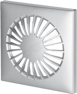 Вытяжной вентилятор Awenta System+, Silent, 100 KWS100H, Omega, POSA100, Серебро (сатин), пластик Вытяжной вентилятор Awenta System+, Silent, 100 KWS100H, Omega, POSA100, Серебро (сатин), пластик