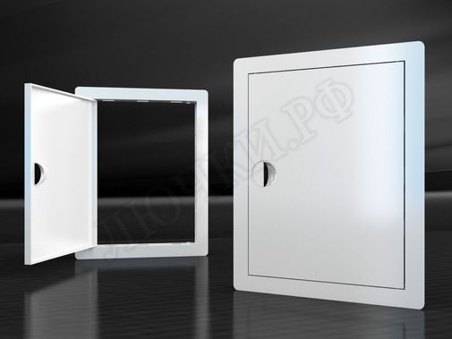 Люк сантехнический пластиковый с ручкой 100*150 Люк сантехнический пластиковый с ручкой 100*150