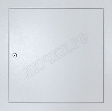 Люк сантехнический усиленный 2мм с замком 2 створки 510*890 , RAL1015, монтажные пластины 120 мм Люк сантехнический усиленный 2мм с замком 2 створки 510*890 , RAL1015, монтажные пластины 120 мм