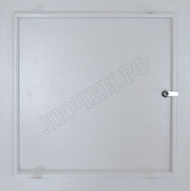 Люк сантехнический усиленный 2мм с замком 2 створки 510*890 , RAL1015, монтажные пластины 120 мм Люк сантехнический усиленный 2мм с замком 2 створки 510*890 , RAL1015, монтажные пластины 120 мм