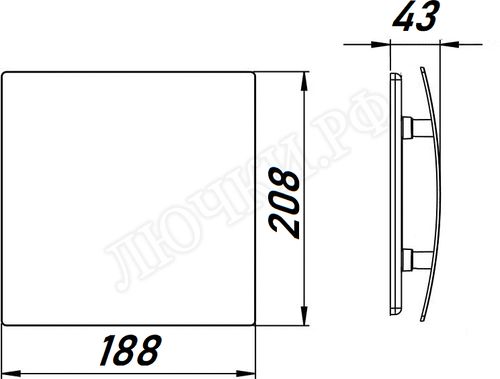 Вытяжной вентилятор Awenta System+, Turbo, 125, KWT125T, PES125, Серебро, пластик Вытяжной вентилятор Awenta System+, Turbo, 125, KWT125T, PES125, Серебро, пластик