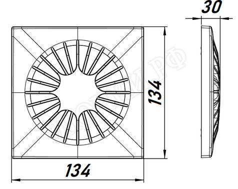Вытяжной вентилятор Awenta System+, Silent, 100, KWS100H, POSA100, Серебро (сатин), пластик Вытяжной вентилятор Awenta System+, Silent, 100, KWS100H, POSA100, Серебро (сатин), пластик
