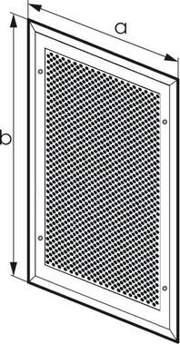 Решетка металлическая с перфорацией Кружок накладная 200*1350 Решетка металлическая с перфорацией Кружок накладная 200*1350